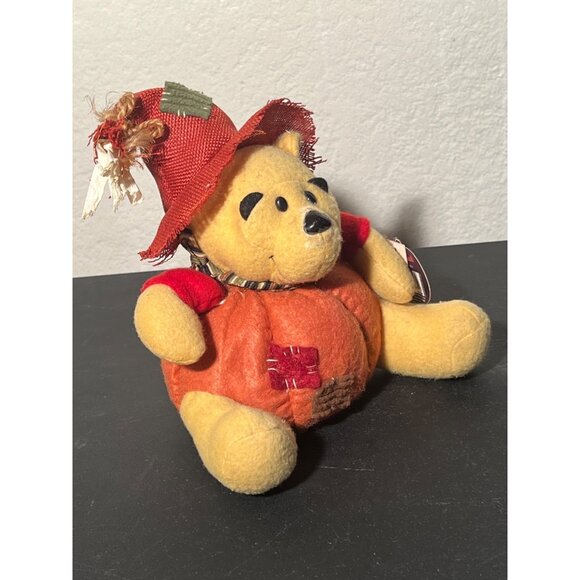 Disney Winnie The Pooh Dan Dee Halloween Thanksgiving Pumpkin Scarecrow 2011 - Picture 5 of 16